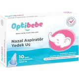 Optibebe Nazal Burun Aspiratör Yedek Uç 10 Adet - beyaz