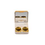Optic Master Aynalı Lens Vantuzlu ve Cımbızlı Lens Kutusu Seti Gold Tek Ebat