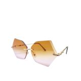 Optic Master Çerçevesiz Bizote Güneş Gözlüğü El Yapımı (Handmade) GOLD Tek Ebat