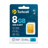 Opticam 4g Turkcell Her Ay 8 gb Sim Kartı 1 Yıllık Tek Ödeme Data m2m Hattı Güvenlik Kamerası Modem Hattı