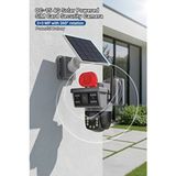 Opticam Oc-15 4g Güneş Enerjili Sim Kartlı 4g 3+3 Mp Solar Güvenlik KAMERASI,360 Derece Açı ,güçlü Batarya - Siyah