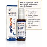 Opticure Derma Everyday Kedi & Köpek Cilt ve Tüy Bakım Spreyi 100 ml – Kolajen, Biotin, Çinko Içerikli Tüy Dökülme Karşıtı Bakım
