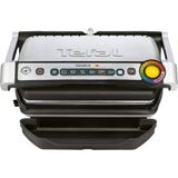 OptiGrill+ Akıllı Izgara Tefal 4 Porsiyon Kapasiteli 2000 W 6 Programlı Barbekü Tost ve Izgara Makinesi Gri