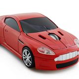 Optik Mouse 2.4GHz Ergonomik Kablosuz Aston Araba Şeklinde Kırmızı