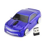 Optik Mouse 2.4GHz Ergonomik Kablosuz Chevi Bumblebee Araba Şeklinde Lacivert