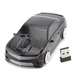 Optik Mouse 2.4GHz Ergonomik Kablosuz Chevi Bumblebee Araba Şeklinde Siyah