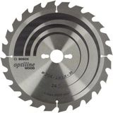 Optiline Wood 254*30MM 24DIŞ (Gts 10) Daire Testere Bıçağı - Altın