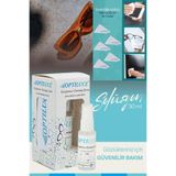 OPTILUCE Gözlük Camı Temizleme Antistatik Solusyon + 5 Adet Mikrofiber Bez