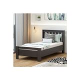 Optima Karyola Antrasit 190 x 90 cm | Modern ve Dayanıklı Tek Kişilik Karyola