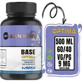 Optima Merck 9 Mg Gliserin Propilen Glikol Base Nbase Vg Pg 60-40 100 ml 250 ml 500 ml 1000 ml - 500 gr