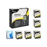 Optima Şeker Ölçüm Cihazı + 250 Strip + Lanset 100'lü