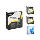 Optima Şeker Ölçüm Cihazı + Strip 100 Adet + 100 Lanset