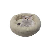 optimal&prime Cappuccino Peluş Yumuşak Kedi Yatağı