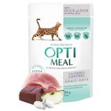 Optimeal 85 gr Hairball Control Elmalı Ördekli ve Ciğerli Kedi Konservesi
