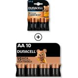 Optimum Aa Alkalin Kalem Pil 4’lü Paket + Aa Alkalin Kalem Pil 10'lu Paket