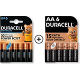 Optimum Aa Alkalin Kalem Pil 6’lı Paket + Aa Alkalin Kalem Pil 6'lı Paket
