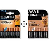 Optimum Aaa Alkalin Kalem Pil 8’li Paket + Aaa Alkalin Kalem Pil 8'li Paket