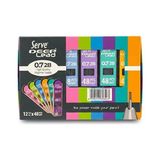 Optimum Serve Deep 0.7 mm 2b Siyah Kalem Ucu 48 Li x 12 Pk Renkli Gövde (120X12 1440ADET)