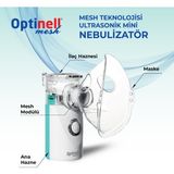 Optinell Yetişkinler ve Çocuklar Için Şarj Edilebilir ve Taşınabilir Mesh Nebulizatör