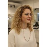 optiPoint Fimo ve Kum Boncuklu Çok Renkli Optik Güneş Gözlüğü Gözlük İpi 65cm