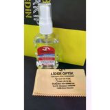 optisyenler optik Gözlük, Ekran Temizleme Spreyi 50Ml (2 Şer Adet), A Kalite Microfiber Bez, 11002262