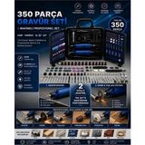Optivex 350 Parça 2 Makineli Profesyonel 3500 Rpm Gravür Seti Kesme Taşlama Zımpara Oyma Motoru