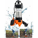 Optivex Bıçaksız Drenaj Pompası Bakır Sargılı Termik Korumalı Sargı 0.25KW 0.33HP