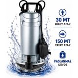 Optivex Qdx1,5-32-0,75 Fa Su Pompası Dalgıç Pompa 1hp 30 Metre Yukarı Basma