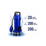 Optivex Şamandıralı Dalgıç Temiz ve Kirli Dere Kuyu Su Motoru Su Pompası 0.37KW 0.50 Hp