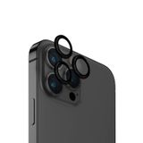 Optix Lens Koruyucu iPhone 15 Pro ile Uyumlu (Siyah)