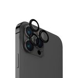 Optix Lens Koruyucu iPhone 15 Pro Max ile Uyumlu (Siyah)
