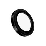 Optix Sapphire Lens Koruyucu iPhone 15 Pro Max ile Uyumlu (Siyah)