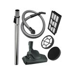 optream Arzum AR 4008 Grande Turbo Cyclone Uyumlu Süpürge Hortum Boru Başlık ve Hepa Filtre Seti 5'li