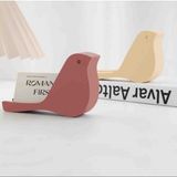 Opulent Accessories Kuş Kartvizitlik Açık Sarı Renkli Hediyelik Dekoratif 1 Adet Masaüstü Telefon Tutucu