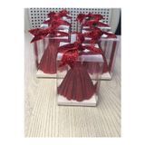 Opulent Accessories Prenses Gelin Kutulu Hediyelik Mum 20Adet Düğün,Nişan,Söz,Nikah Kına Hediyesi,Doğumgünü,Babyshower