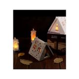 Opulent Accessories Yıldız Ay Kamp Çadırı Dekoratif Tealight Mumluk,Ramazan Dekoru,Hediyelik Dekoratif Aksesuar,Mumluk