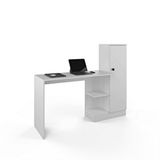 Opus Ofis / Çalışma Masası - Dolaplı, Beyaz Antrasit