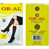 Or-Al 12 Çift Bronz Renk Kadın 40 Den Mus Dizaltı Pantolon Çorap - 38 - Bronz - Standart