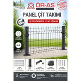 Ör-As Tel Örgü 150'LIK Panel Çit Takım 15 mt + 1 Direk Avantaj Paket )- Antrasit Gri - 150 cm - Antrasit - Gri