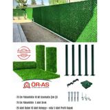 Ör-As Tel Örgü Çim Çit 70 cm Yükseklik + 5 Direk Avantaj Paketi 10 Metre - 1-Adet