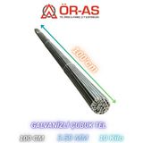 Ör-As Tel Örgü Çubuk Tel Galvanizli 3,50 mm x 10 kg x 100 cm – Doğrutulmuş Tel - Gri