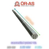 Ör-As Tel Örgü Çubuk Tel Galvanizli 3,50 mm x 5 kg x 100 cm – Doğrutulmuş Tel - Gri