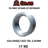 Ör-As Tel Örgü Galvanizli Tel 11 Kg 2.20 mm Bağlama Teli Paslanma Yapmaz - 11-kğ