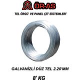 Ör-As Tel Örgü Galvanizli Tel -8 Kg - 2.20 Mm - Bağlama Teli Paslanma Yapmaz