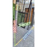 Ör-As Tel Örgü Hasır Tel-( 5.5 x 5.5 Göz Aralıklı - 3.3'mm ) ( 100 x 200 Ebatında )-( 1 Adet )-(Siyah)