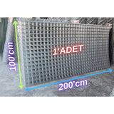 Ör-As Tel Örgü Hasır Tel-( 5.5 x 5.5 Göz Aralıklı - 3.5'mm ) ( 100 x 200 Ebatında )-( 1 Adet ) - 1-Adet