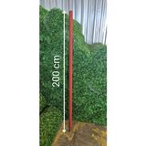 Ör-As Tel Örgü Köşebent Demir Sivri Antipaslı-( 30 x 30 ) -3mm 200 Cmyükseklik (1-Adet) - Kırmızı