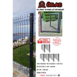 Ör-As Tel Örgü Ör As Tel Örgü Panel Çit Takım ( 100 cm Yükseklik 15 Mt Uzunluk ) + ( 100x100 Kapı )