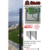 Ör-As Tel Örgü Ör As Tel Örgü Panel Çit Takım ( 100 cm Yükseklik 5 Mt Uzunluk ) + ( 100x100 Kapı )