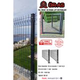 Ör-As Tel Örgü Ör As Tel Örgü Panel Çit Takım ( 120 cm Yükseklik 5 Mt Uzunluk ) + ( 120x100 Kapı )